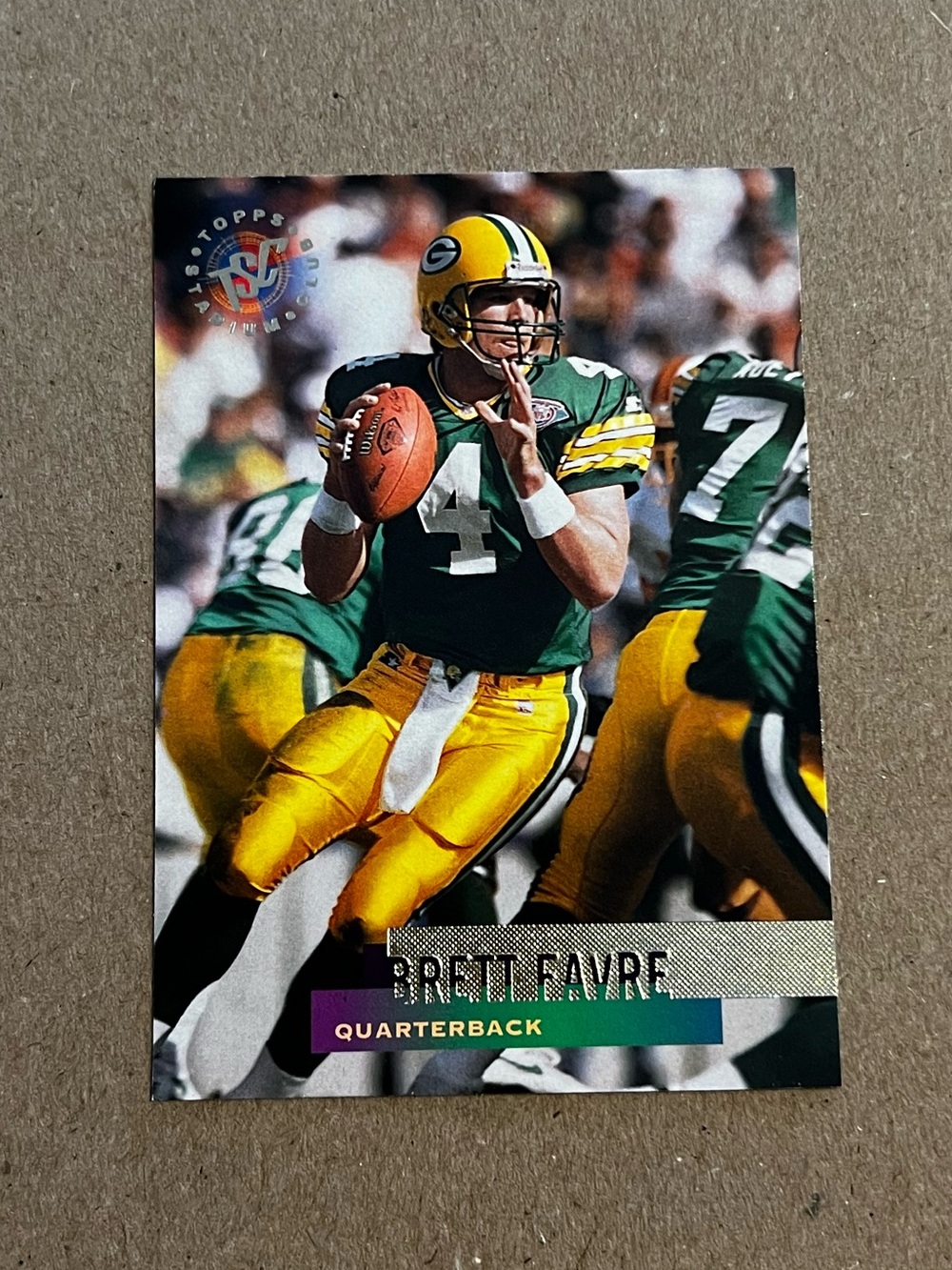 1995 Topps Stadium Club - Brett Favre #320 Green Bay Packers Football Card